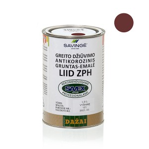 Gruntas-emalė LIID ZPH greito džiūvimo antikorozinis 1 L vyšninė sp.