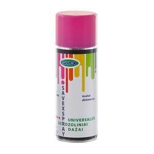 Dažai universalūs aerozoliniai SAVEXSPRAY rožiniai 400 ml RAL4003 (12)