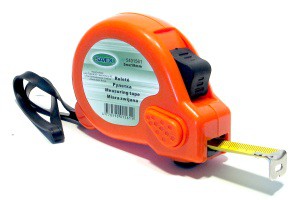 Ruletė 3 m*16 mm oranžinė CR-G15 Savex