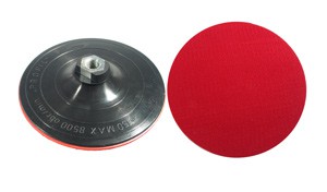 RUBBER DISC FOR ANGLE GRINDER W/ VELCRO