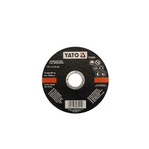 Diskas metalo ir nerūdijančio plieno pjovimo 115*1.2*22 mm YT-6101 YATO (5/25)
