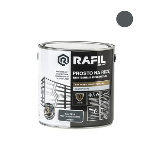 Emalė "Ant rūdžių" antracitas 2,5 l RAL7016 RAFIL