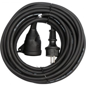 EXTENSION CORD IN RUBBER PROTECTION 20M