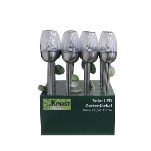 Šviestuvas sodo su saulės baterija D8,5xH112 cm LED Kynast Garden 613-400758