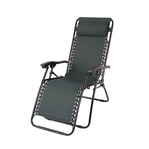 Gultas/krėslas sodo tamsiai žalias 165x65x114 cm (max 100 kg) RELAX Patio 48065