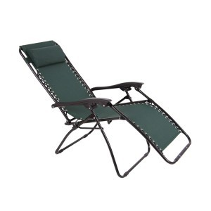 Gultas/krėslas sodo tamsiai žalias 165x65x114 cm (max 100 kg) RELAX Patio 48065