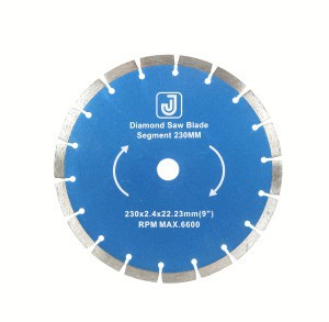 Diskas akmens pjovimo deimantinis segmentinis 230 mm ZUBR TURBO HR16355