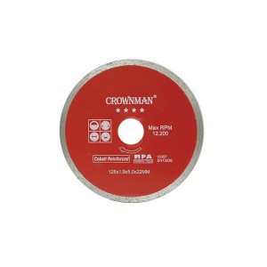 Diskas deimantinis pilnas 4 žvaigžd. 125 mm 0853925 Crownman (50)
