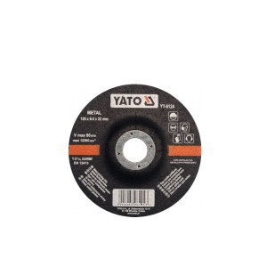 Diskas metalo šlifavimo 125*6.0*22 mm YT-6124 YATO (5/30)