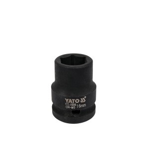 Galvutė šešiakampė smūginė 1/2" 16 mm YT-1006 YATO