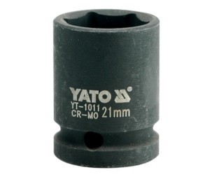 Galvutė šešiakampė smūginė 1/2" 21 mm YT-1011 YATO