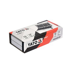 Pažeistų veržlių išsukėjų kompletas 10 vnt. 3/8" 9-19 mm YT-06031 YATO