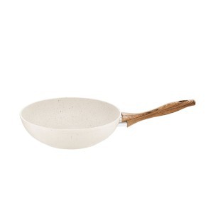 Keptuvė D26 cm WOK NATURE kaltinis aliuminis Ambition 34146