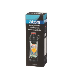 Gertuvė-dėklas 400 ml plastikinė Atom 604206