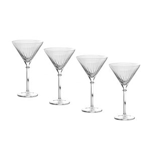 Taurės Martini 4 vnt. stiklinės 250 ml kokteiliams ROYAL 762C36003525