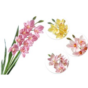 Dekoratyvinė gėlė Orchidėja mix 4 h 73 cm K03977