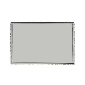 Padėklas metalinis, sidabro spalvos 19x29x3 cm Mirror Glitter 4Living 619636