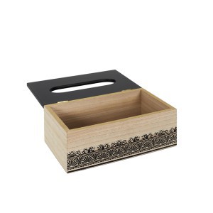 Dėžutė servetėlėms medinė 24x8,5x14 cm Home Deco HD2147