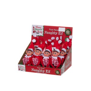 Neklaužada Elfas 30 cm Naughty Elf 600854 KLD