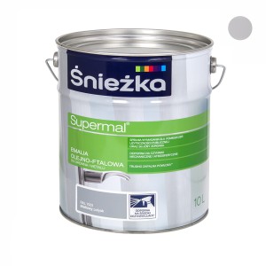 Emalė SUPERMAL plieno RAL7001 10 l Sniežka