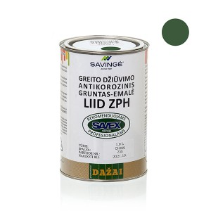 Gruntas-emalė LIID ZPH chaki sp.1 L greito džiūvimo antikorozinis (6) ~RAL6003