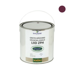 Gruntas-emalė LIID ZPH vyšninės sp. 2,4 L antikorozinis, išpardavimas