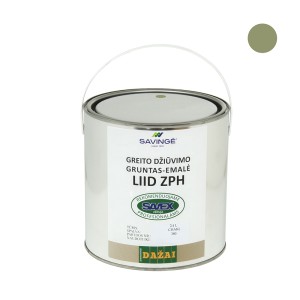 Gruntas-emalė LIID ZPH chaki sp. 2,4 L greito džiūvimo antikorozinis