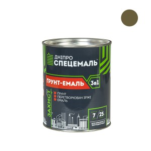 Gruntas-emalė antikorozinis 3 viename 2.5 kg chaki DNIPRO Ukraina (6)