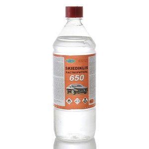 Растворитель 650 в бутылках 1 л