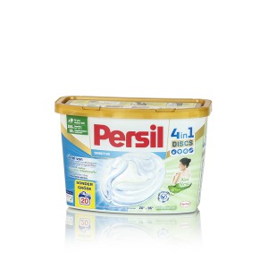 Kapsulės drabužių skalbimui Persil 4in1 Discs Sensitive 20 vnt. 500 g