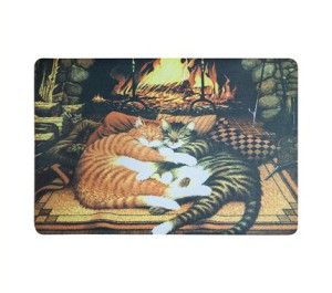 Kilimėlis durų guminis 41x61 cm CUDDLE CATS HT1624-204