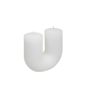 Žvakė balta 11x5x12 cm Atmosphera 196112