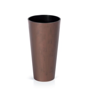 Vazonas TUBUS SLIM CORTEN 15,5L D250xH476 mm korteno plieno sp. Prosperplast