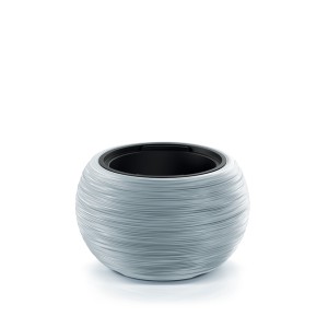 Vazonas FURU BOWL su įdėklu 18/8 L D378xH230 mm šv. pilka sp. Prosperplast