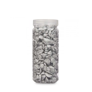 Dekoratyviniai akmenys 700 g (1-2 cm) sidabro spalvos Giftdecor 92523