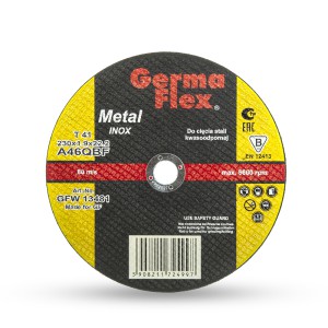 Diskas metalo pjovimo INOX T41 230x1,9x22,2 GermaFlex (25/100)