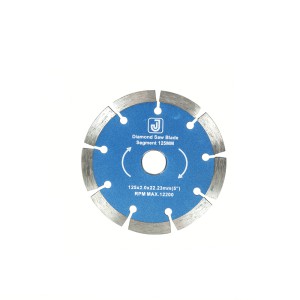 Diskas akmens pjovimo deimantinis segmentinis 125 mm ZUBR TURBO HR16353