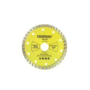 Diskas deimantinis turbo 3 žvaigžd. 125 mm 0851525 Crownman (100)