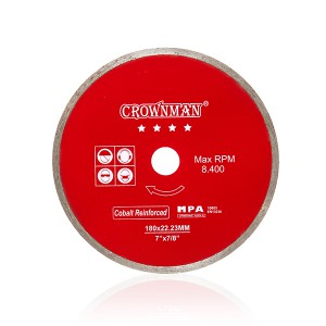 Diskas deimantinis pilnas 4 žvaigžd. 180 mm 0853980 Crownman (25) min500