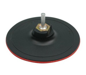 RUBBER DISC FOR ANGLE GRINDER WITH BOLT