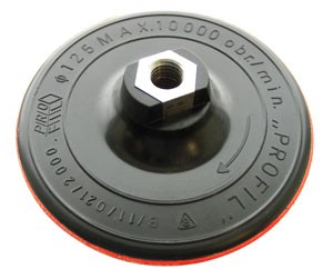 RUBBER DISC FOR ANGLE GRINDER W/ VELCRO