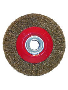 Šepetys šlifavimo diskinis žalvarinis su skyle 200 mm sustiprintas 112772 (1)