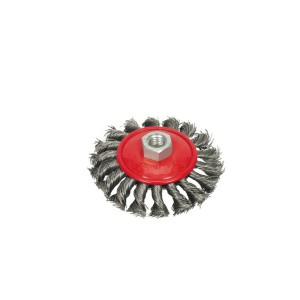 BEVEL BRUSH - TWISTED WIRE   100MM