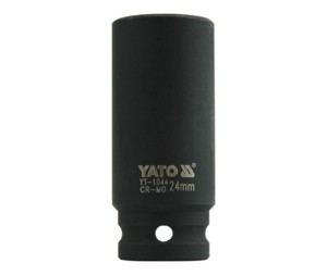 Galvutė šešiakampė ilga smūginė 1/2" 24 mm CrMo YT-1044 YATO