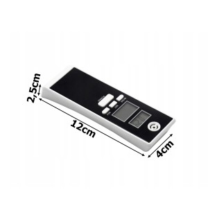 Alkotesteris elektroninis bekontaktis 12x4x2.5 cm 27150