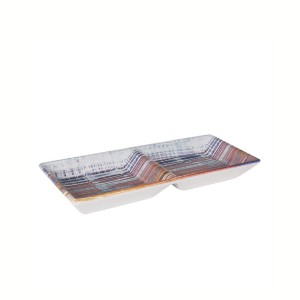 Padėklas/lėkštė užkandžiams 25x11 cm porcelianas La Mediterranea 644725SR262