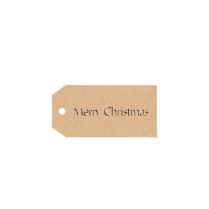 Vardo kortelės kalėdinės Merry Christmas 20 vnt 4x8 cm Winteria 618659 KLD